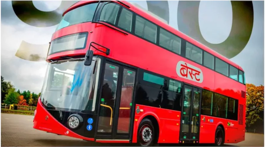 The very first electric double-decker bus likely to be in public service of  Brihanmumbai Electric Supply and Transport: Mumbai
